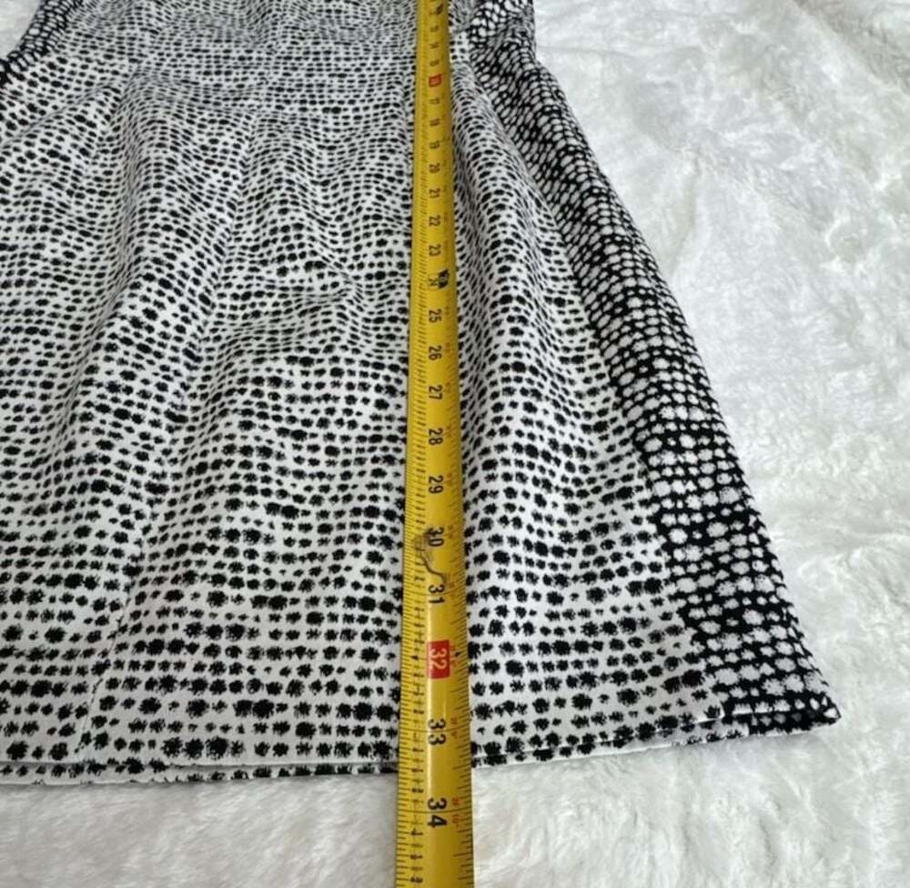 Banana Republic Petite 6 Black White Sheath Dress Sleeveless Career - Picture 2 of 8